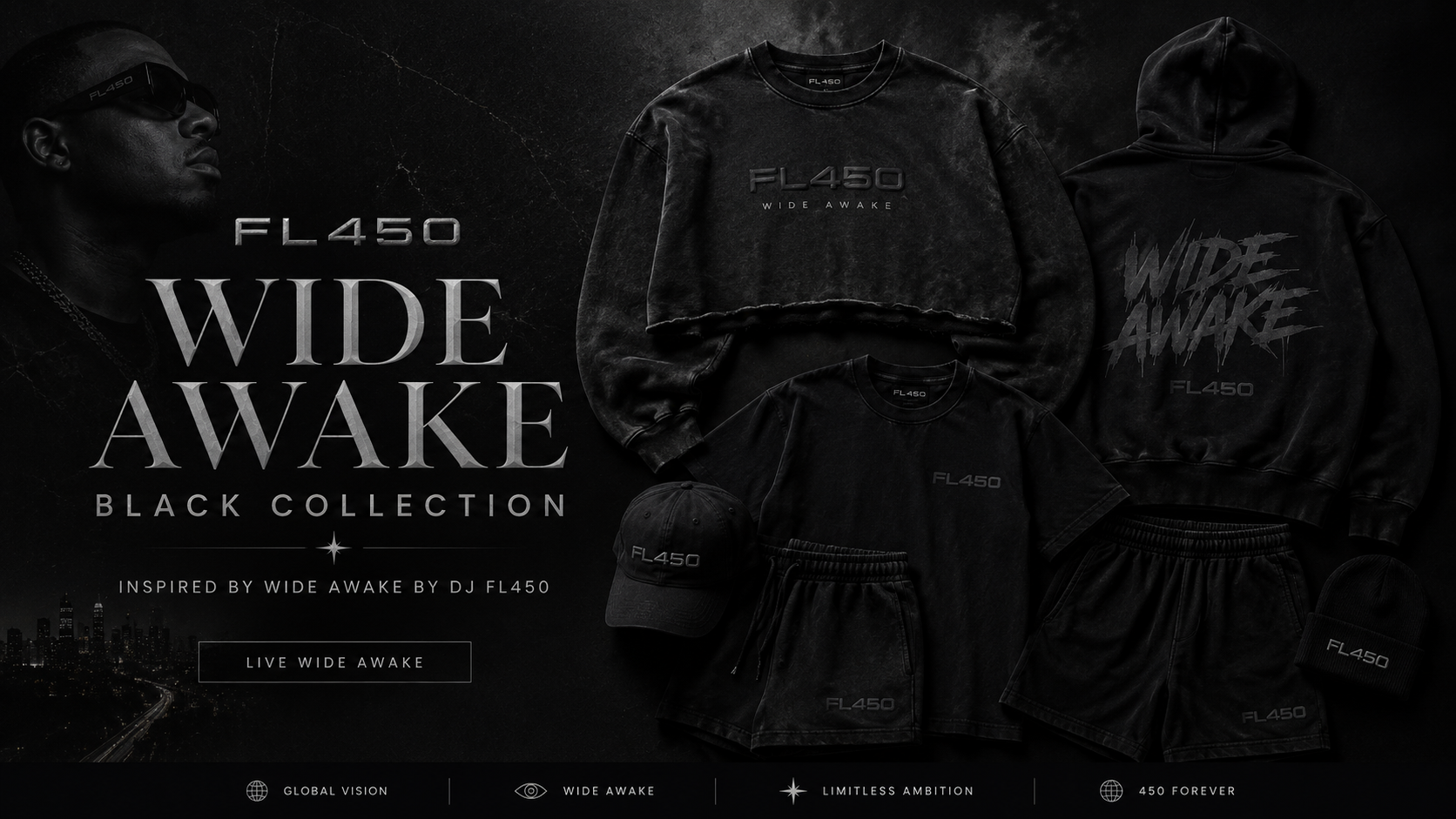 Wide Awake Black Collection
