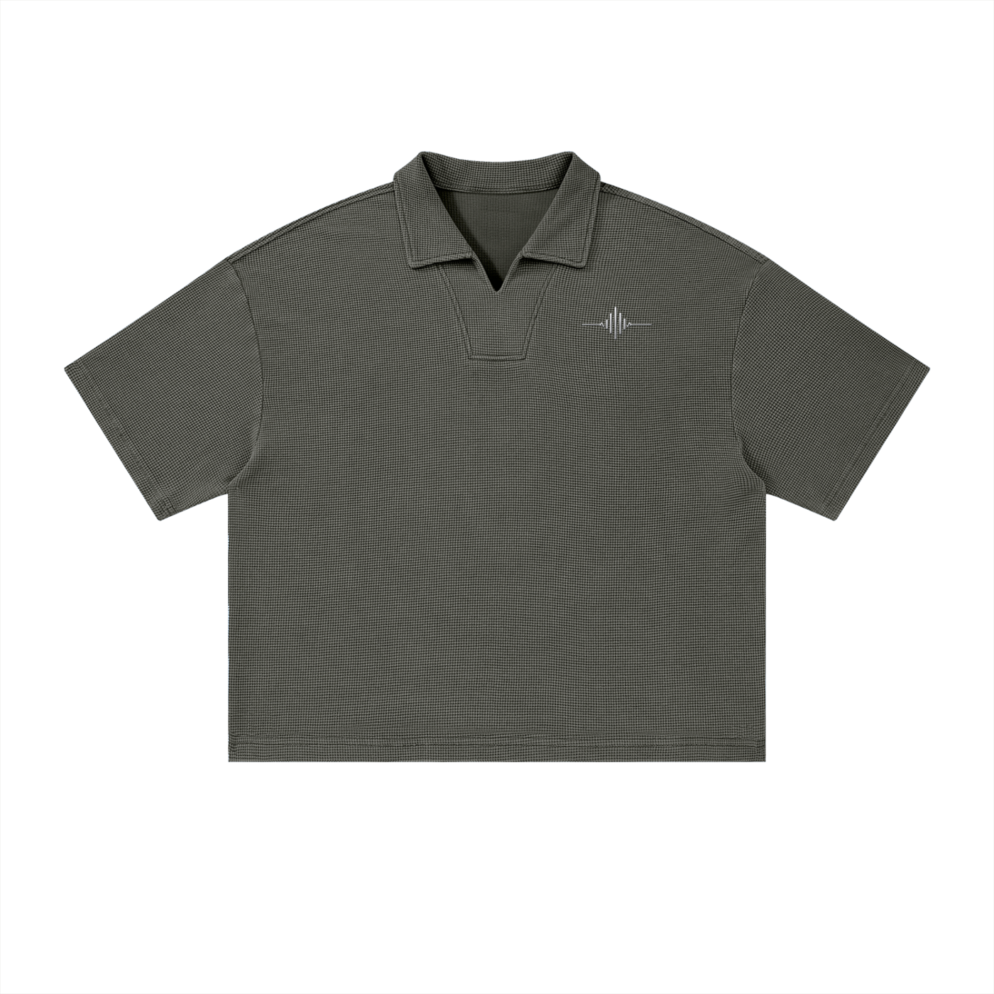 FL450,POLO,boxypolo,waffle,blackpolo,streetwear,unisex,premium,minimal,fashion,urbanstyle,flightwear,aviationstyle