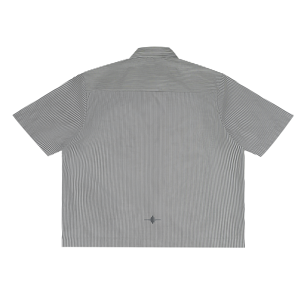 FL450 Oversized Vertical Stripe Boxy Shirt