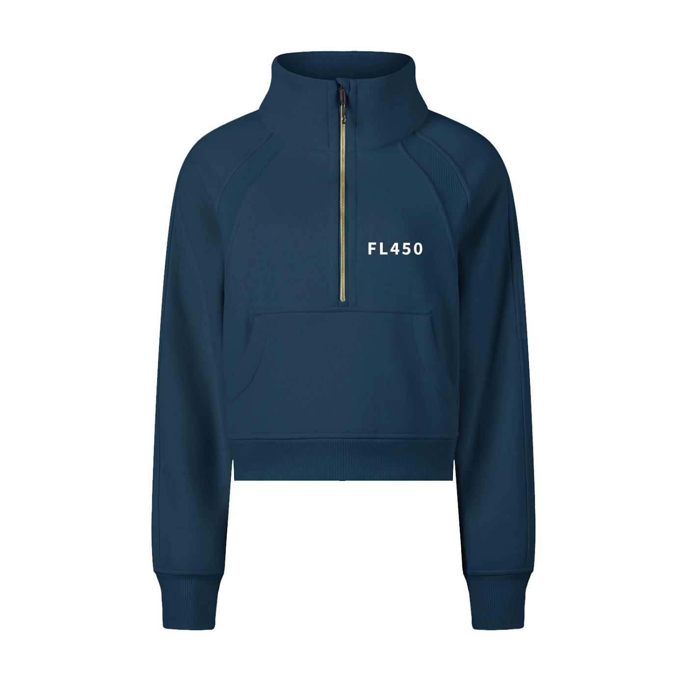 FL450 Women’s Cropped Half Zip Sweatshirt