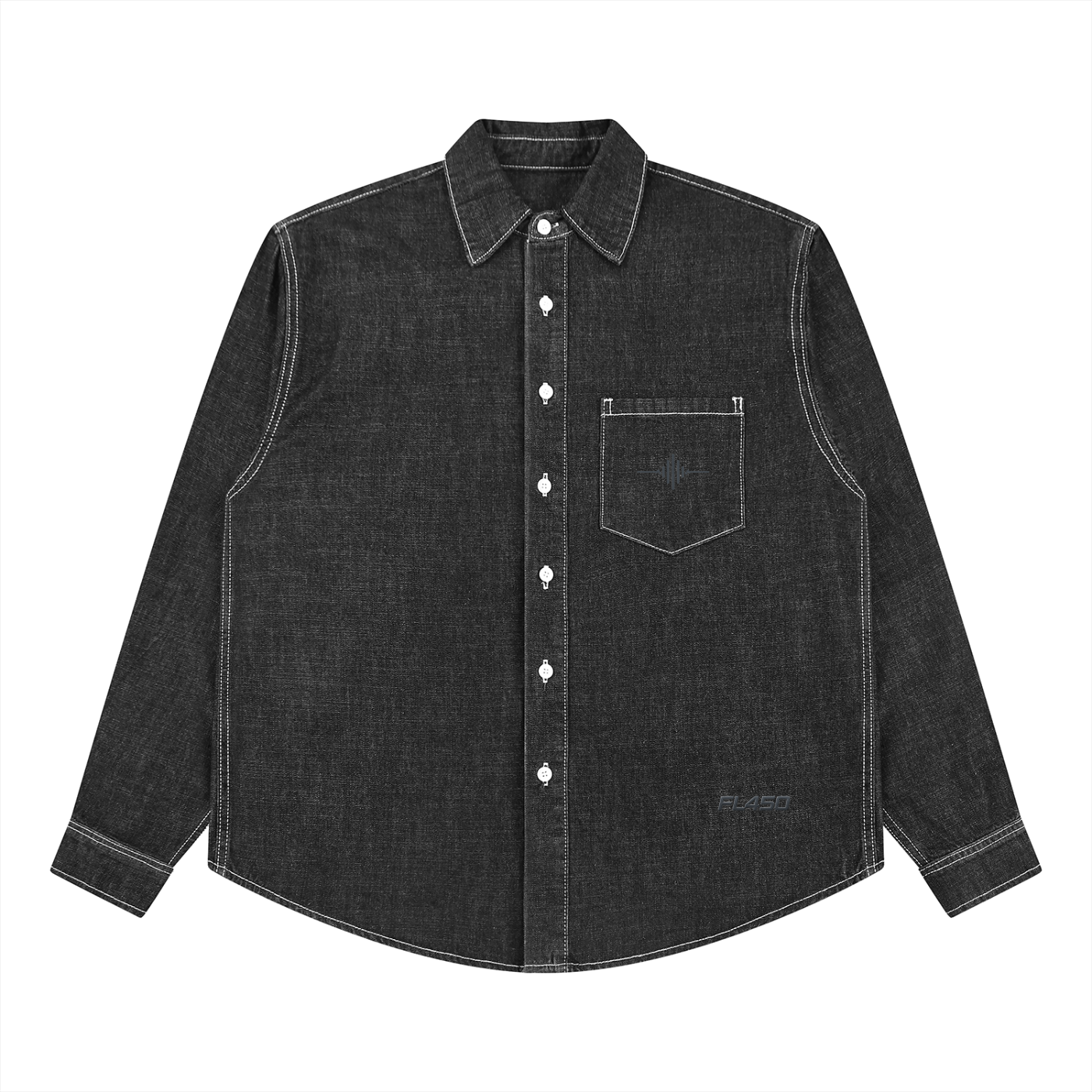 FL450 Unisex Vintage Wash Denim Shirt