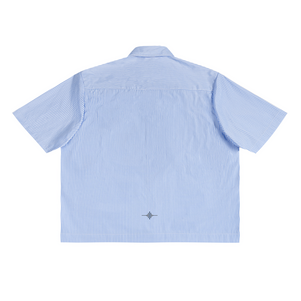 FL450 Oversized Vertical Stripe Boxy Shirt