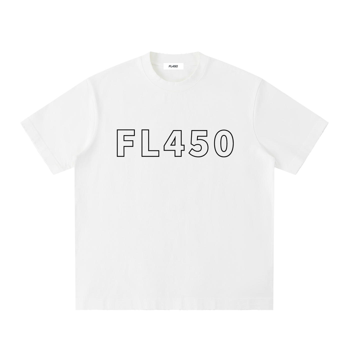 FL450 Heavyweight Vintage Washed Frayed T Shirt