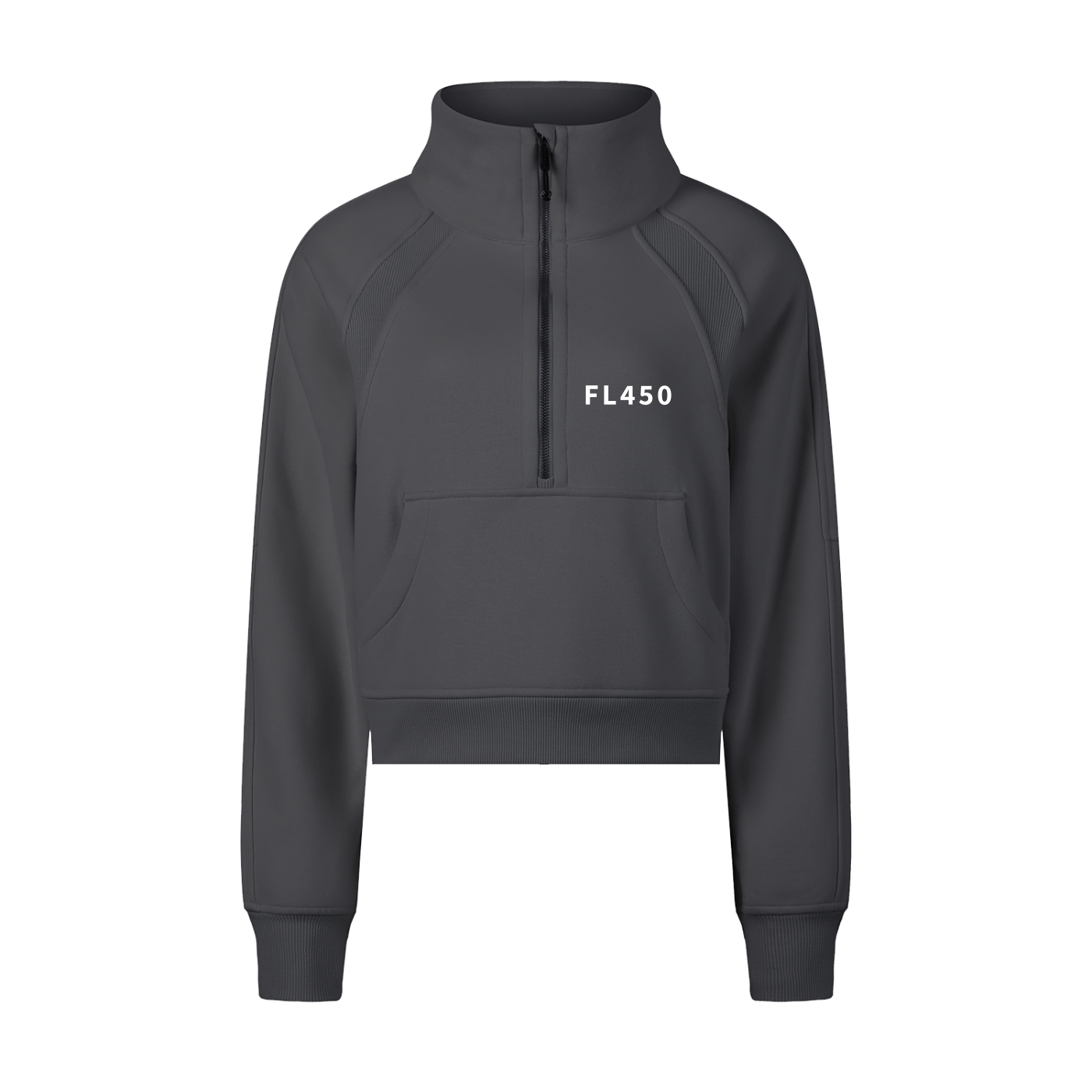 FL450 Women’s Cropped Half Zip Sweatshirt
