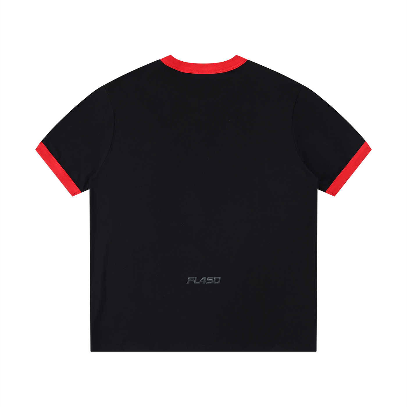 FL450 Contrast Edge Ribbed Crewneck T-Shirt