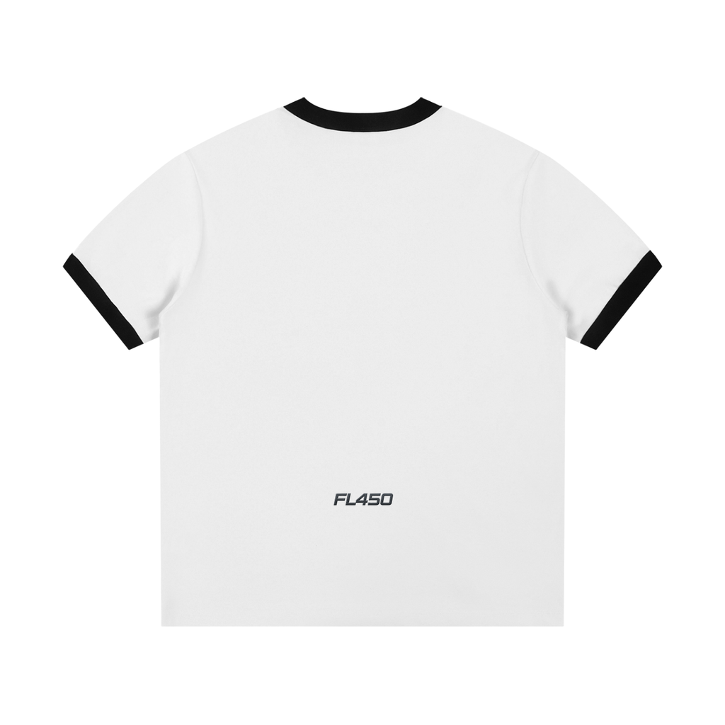 FL450 Contrast Edge Ribbed Crewneck T-Shirt