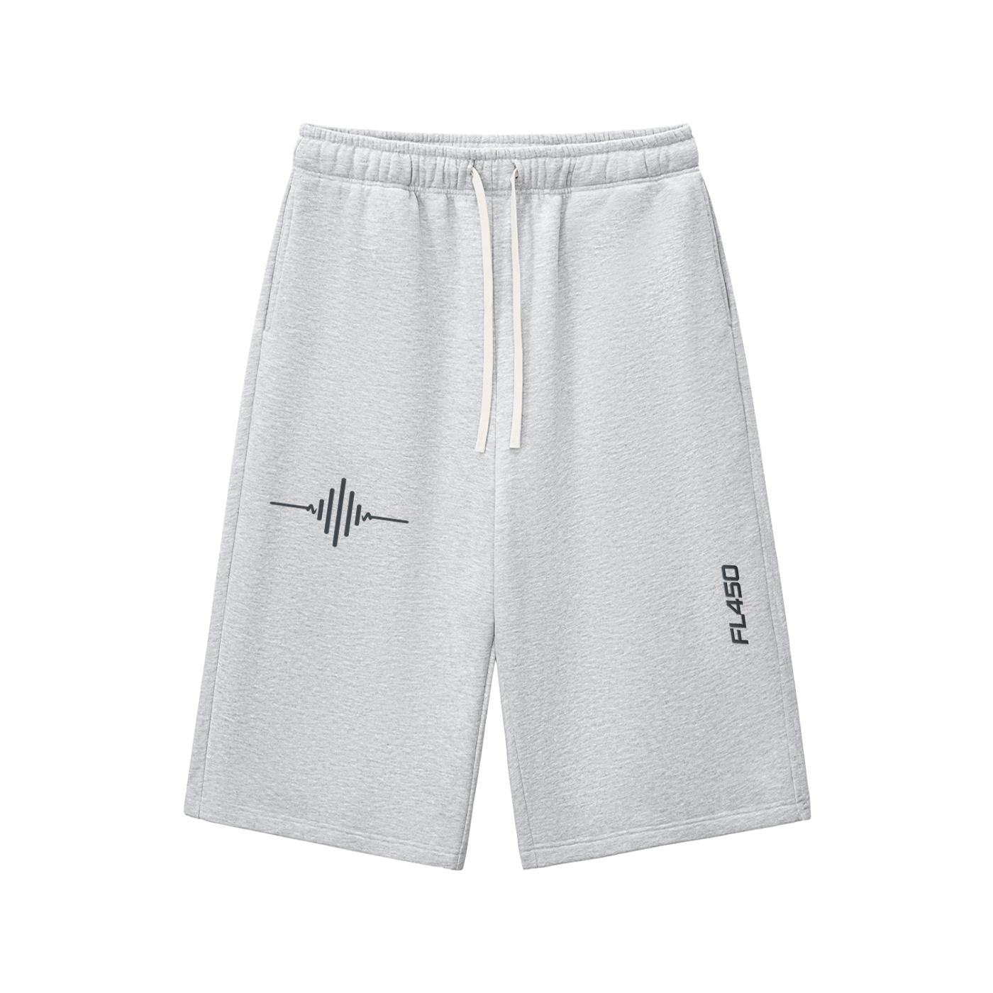 FL450 Relaxed Drawstring Three-quarter Sweatpants