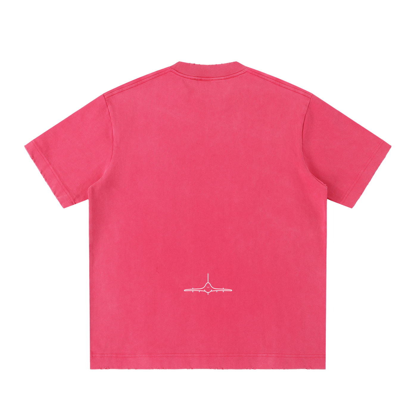 FL450 Heavyweight Vintage Washed Frayed T Shirt