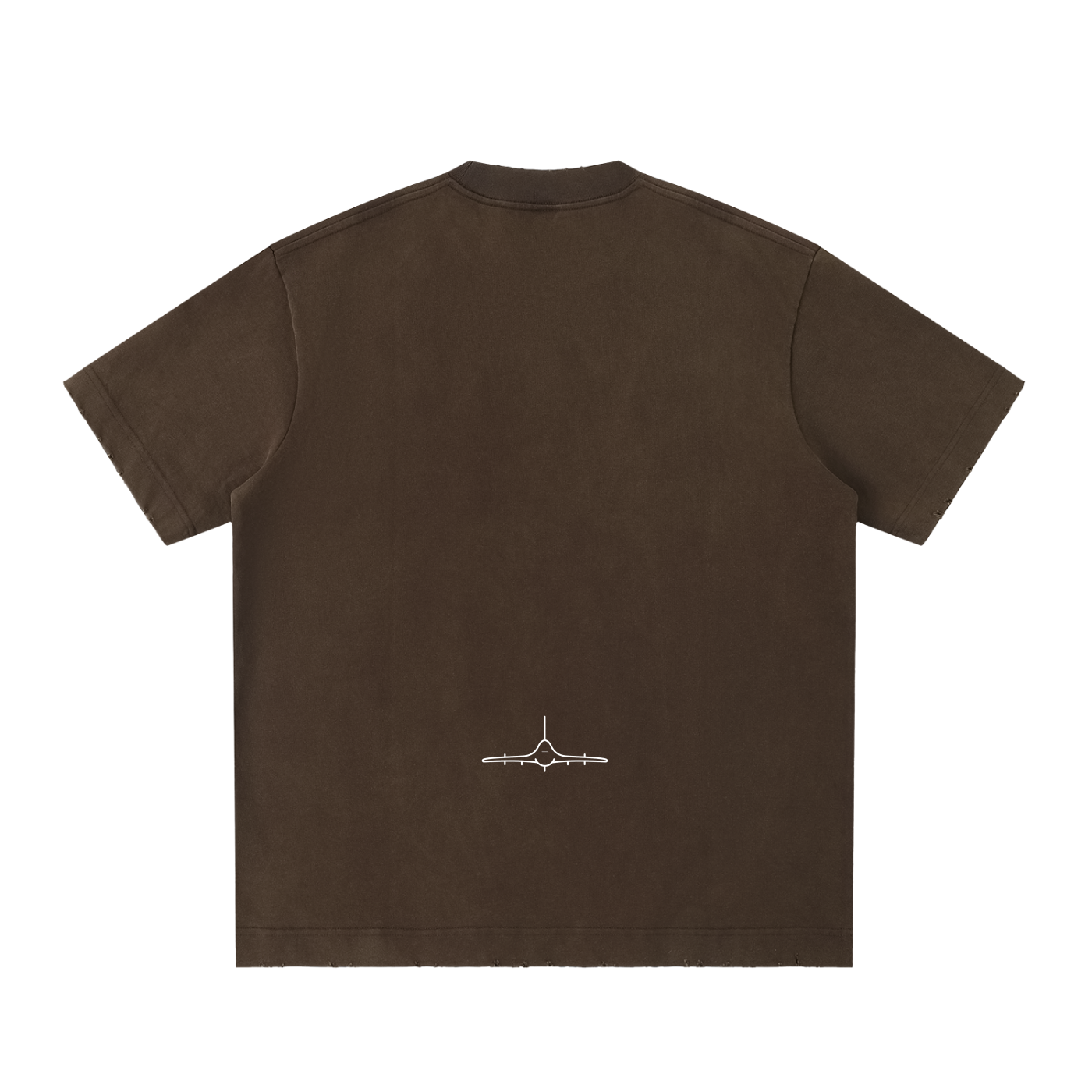 FL450 Heavyweight Vintage Washed Frayed T Shirt
