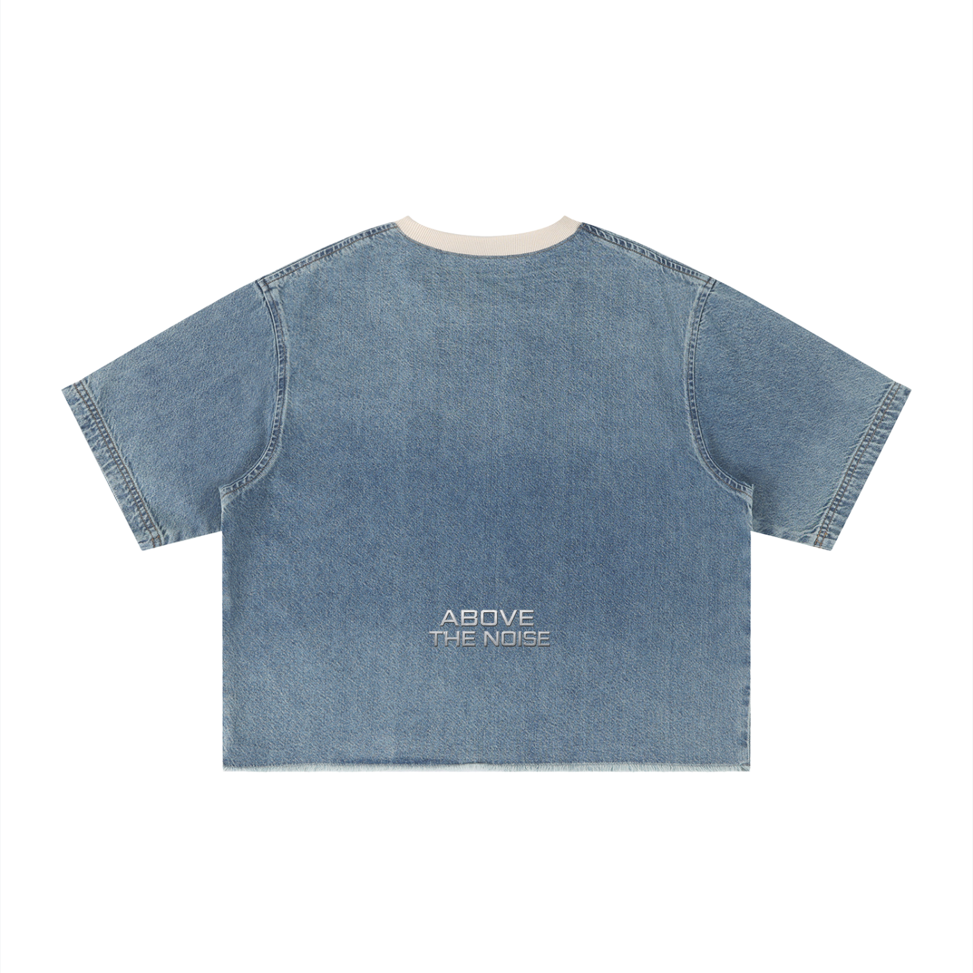 FL450,DJFL450,DenimTshirt,BoxyFit,RawHem,VintageWash,StreetWear,Unisex,Premium,Fashion,UrbanStyle,StatementPiece,FlightWear
