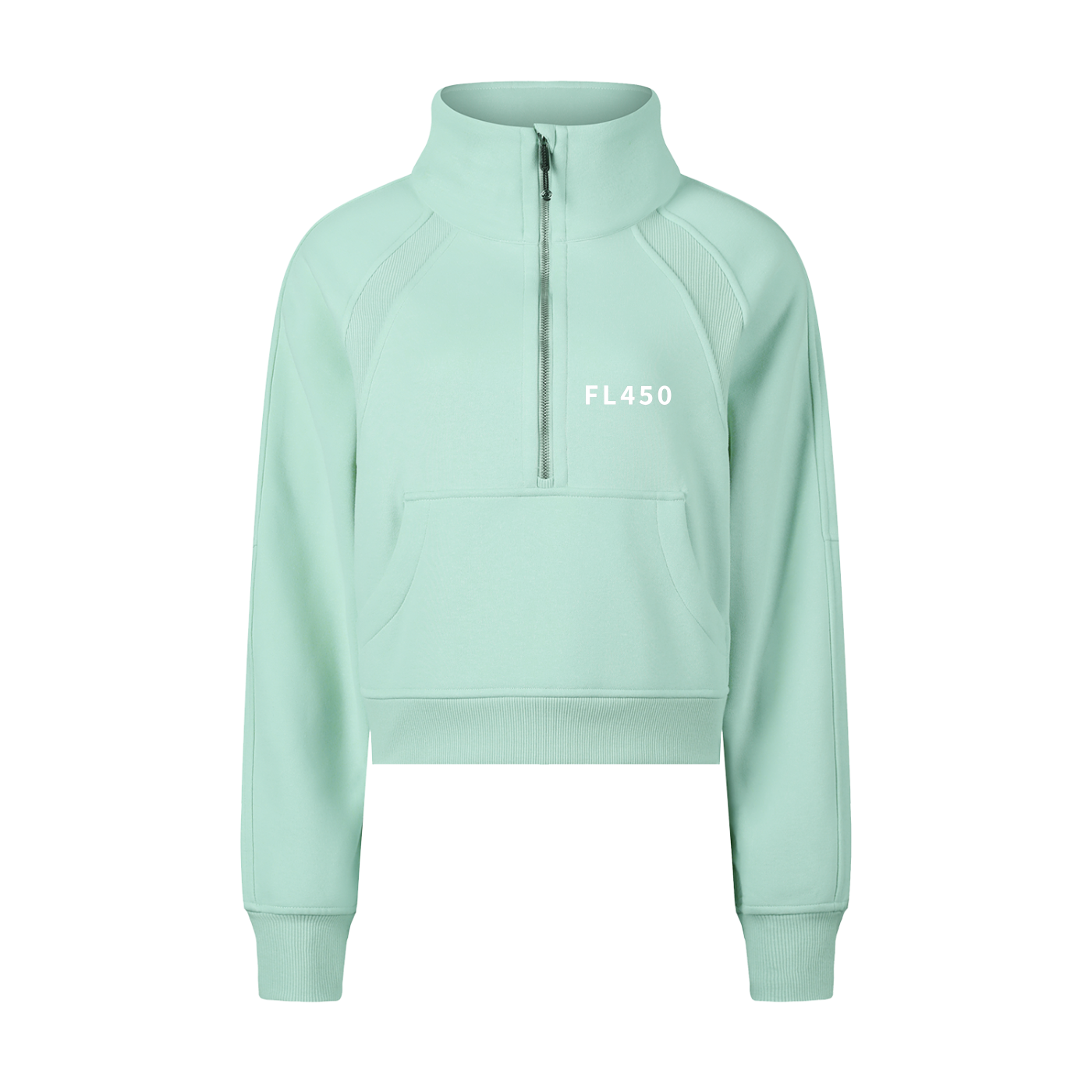 FL450 Women’s Cropped Half Zip Sweatshirt
