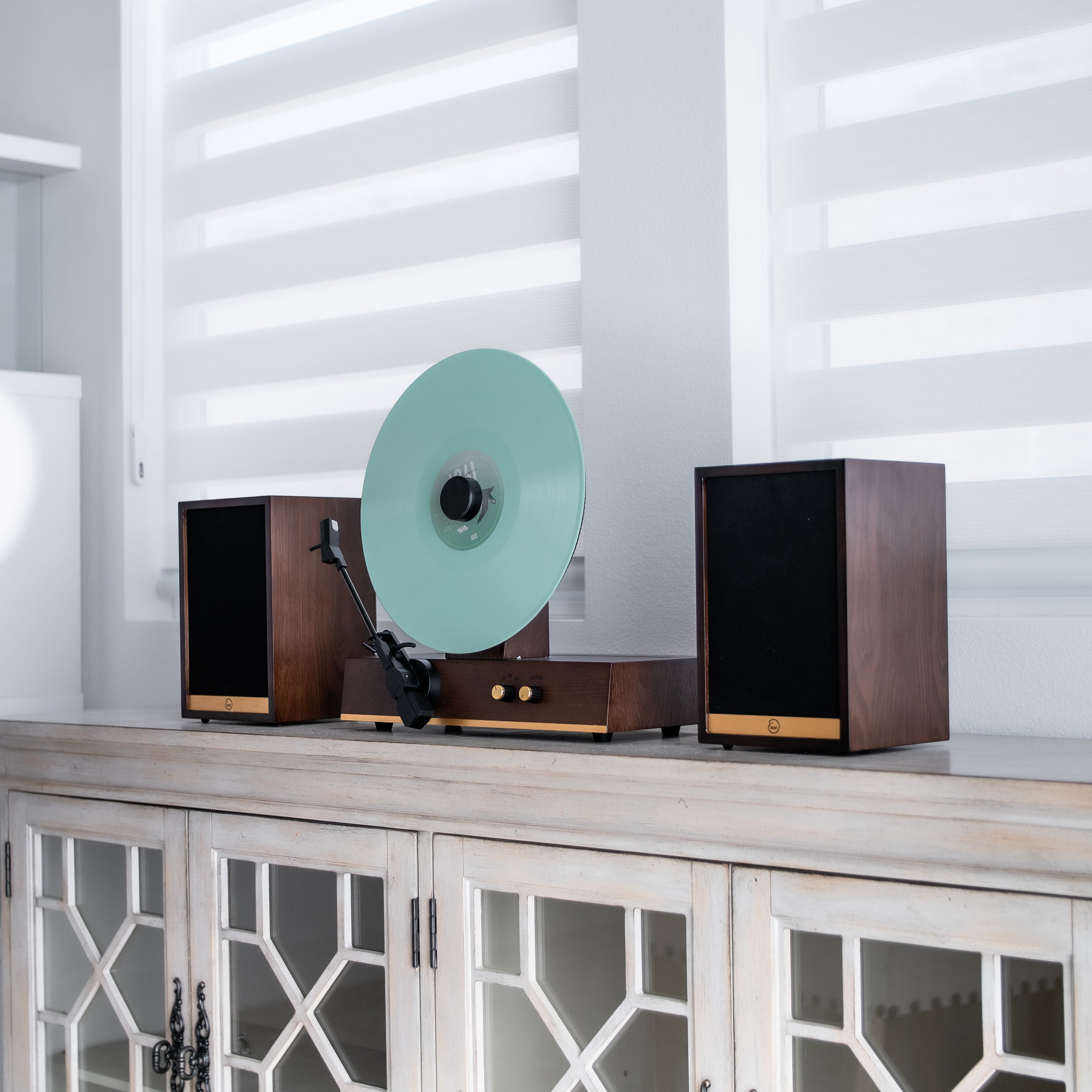 FL450 Audio GLD Vertical Vinyl Record Player
