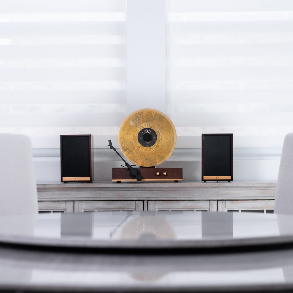 FL450 Audio GLD Vertical Vinyl Record Player