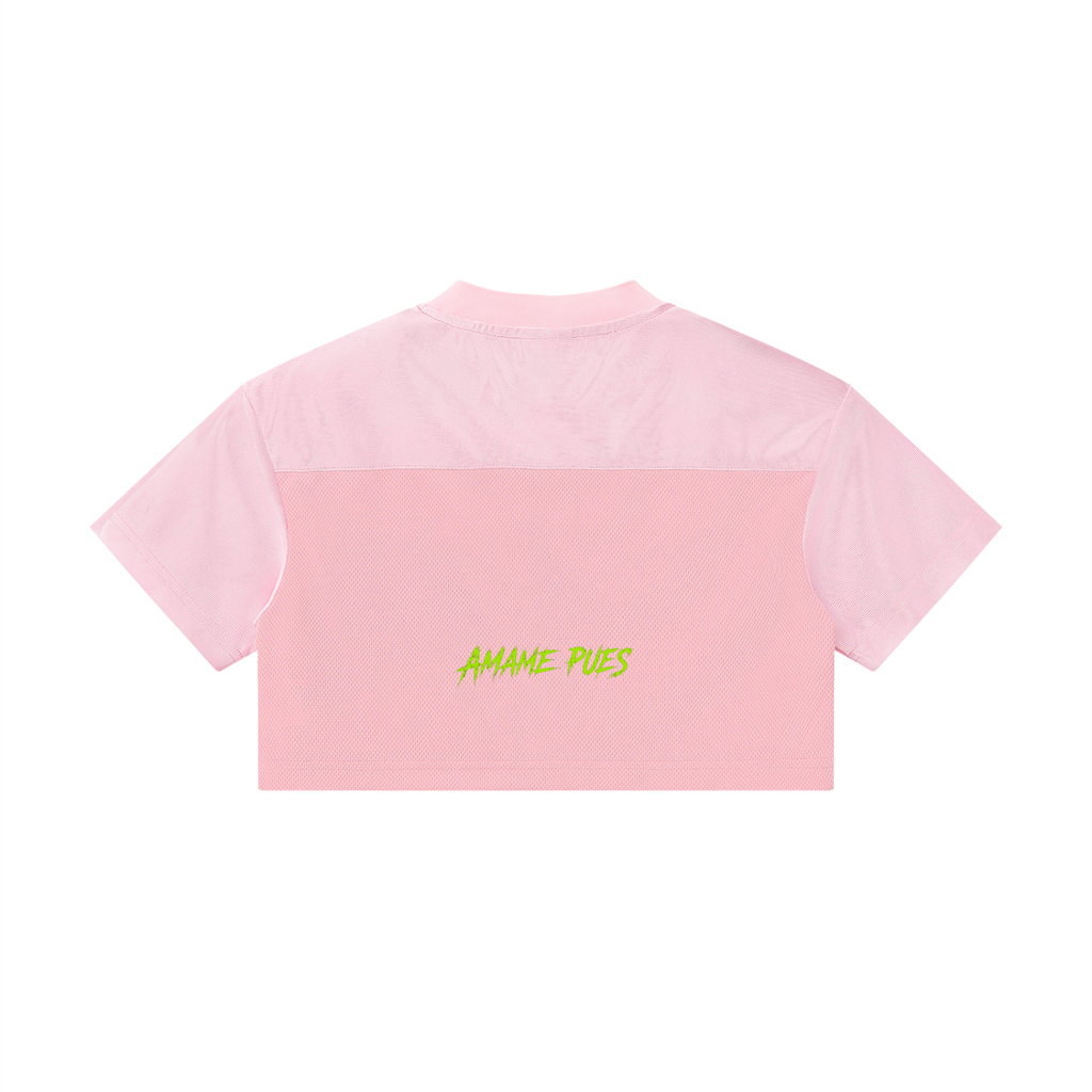 FL450 Women’s Cropped Paneled V-Neck Jersey - Amame Pues