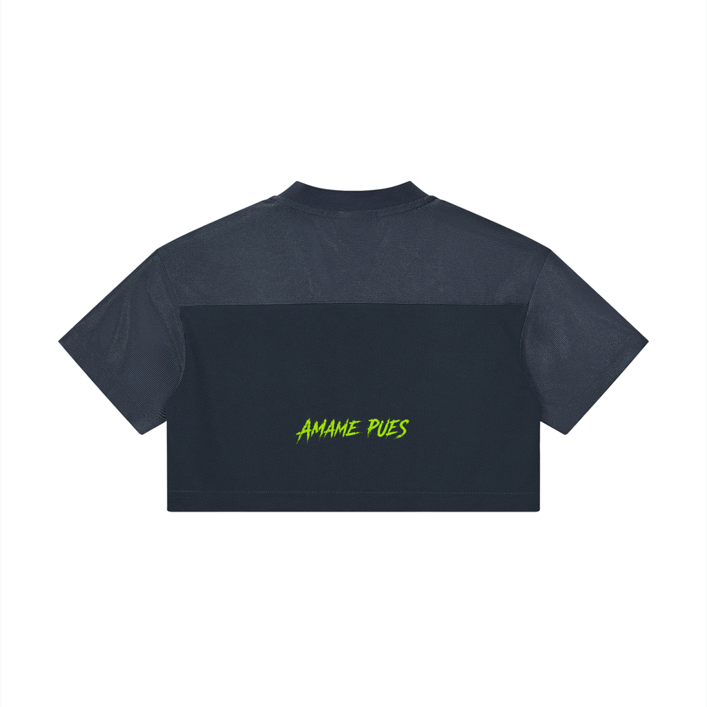 FL450 Women’s Cropped Paneled V-Neck Jersey - Amame Pues