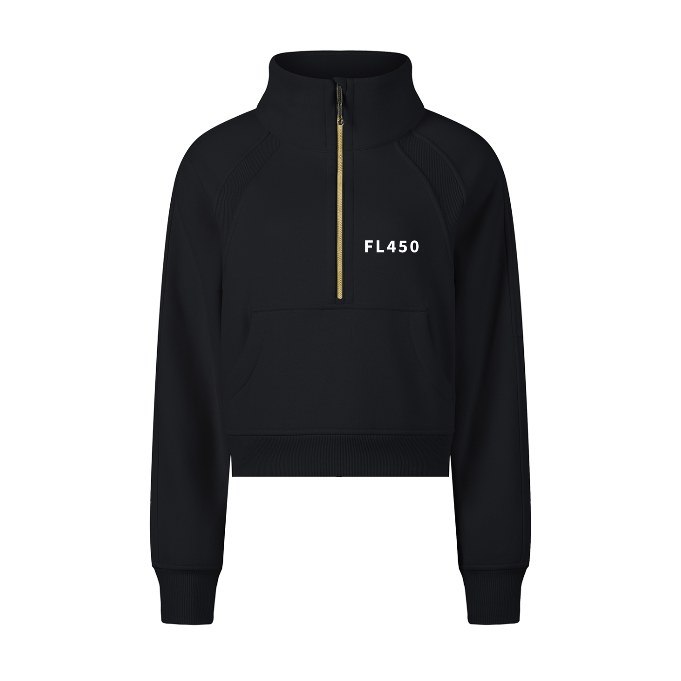 FL450 Women’s Cropped Half Zip Sweatshirt