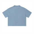 FL450 Unisex Vintage Wash Waffle Boxy Polo Shirt