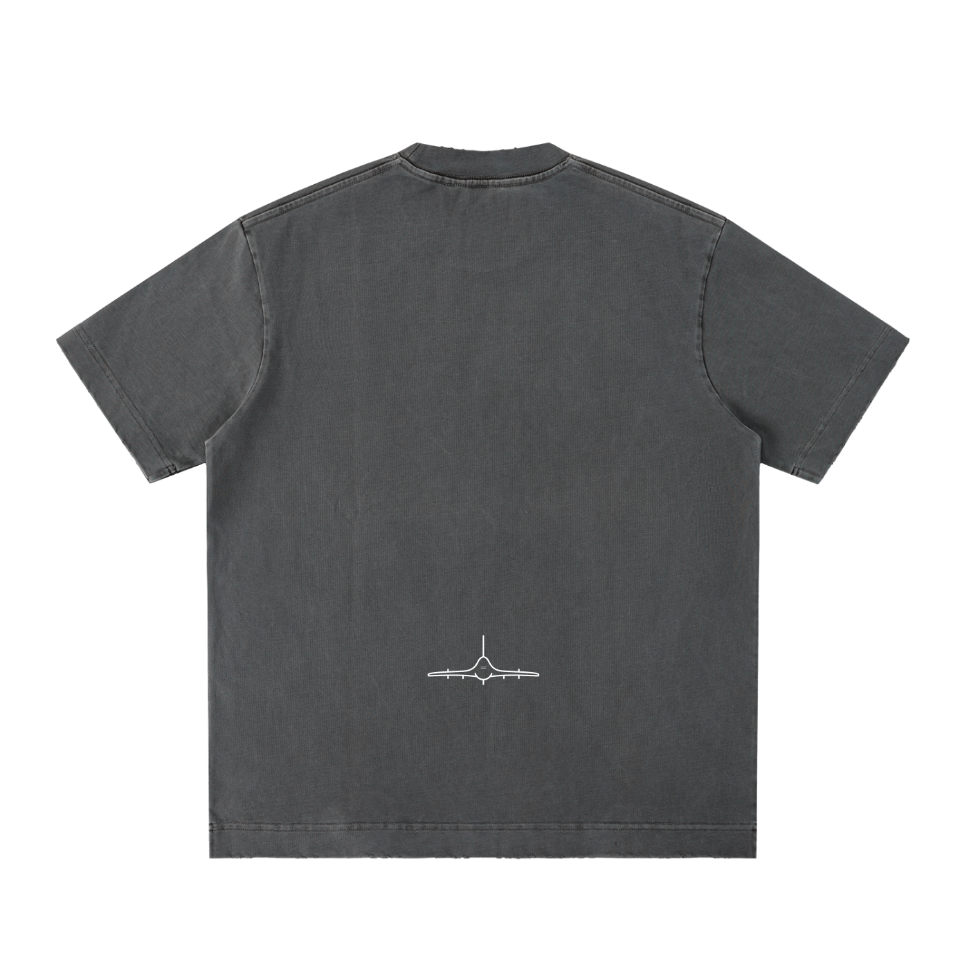 FL210 Heavyweight Vintage Washed Frayed T Shirt