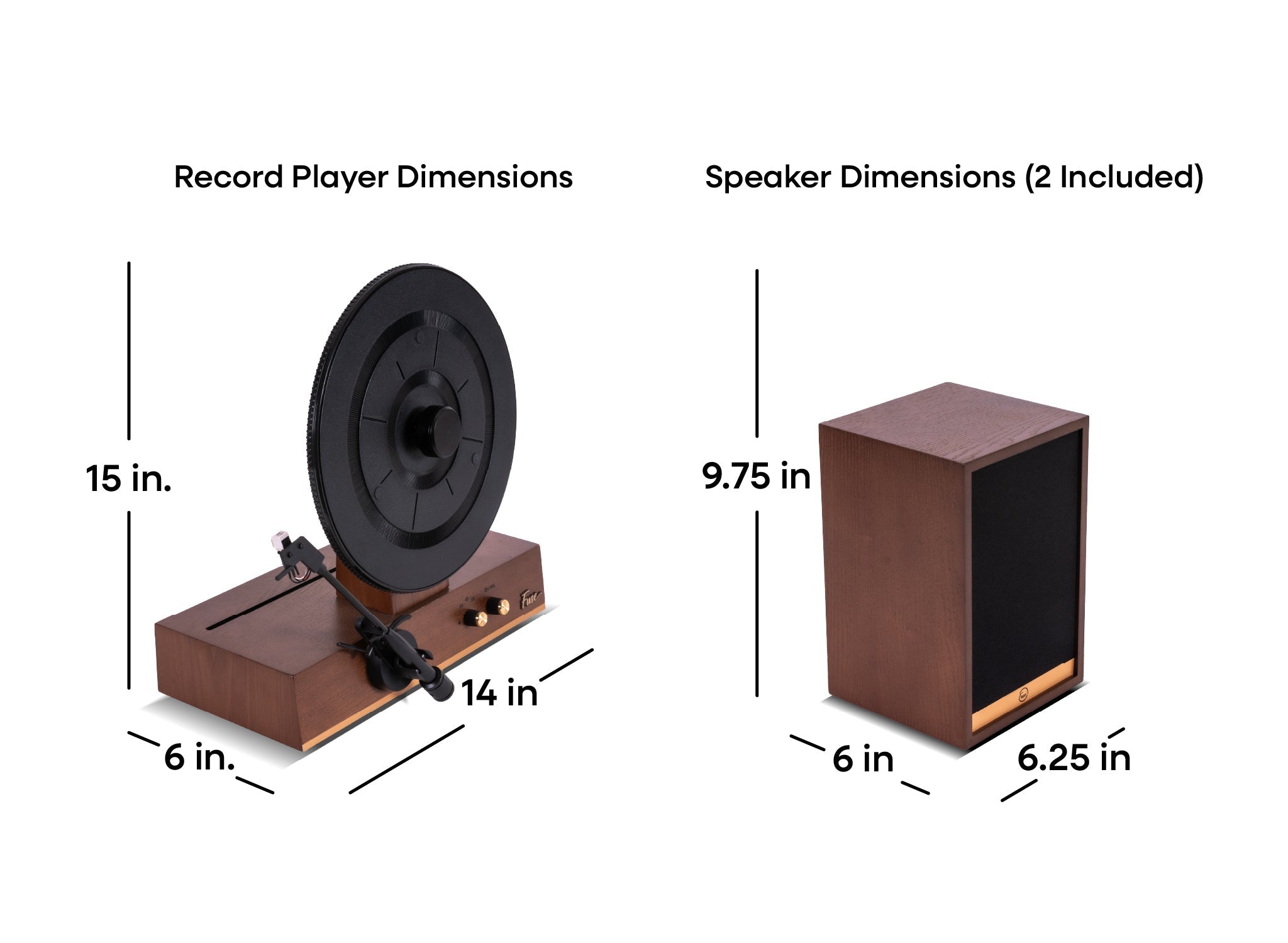 FL450 Audio GLD Vertical Vinyl Record Player
